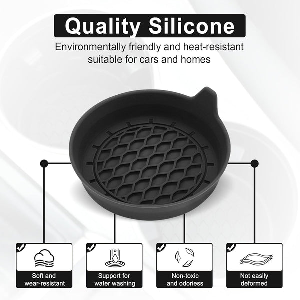 Sleek Car Cup Holder Coasters