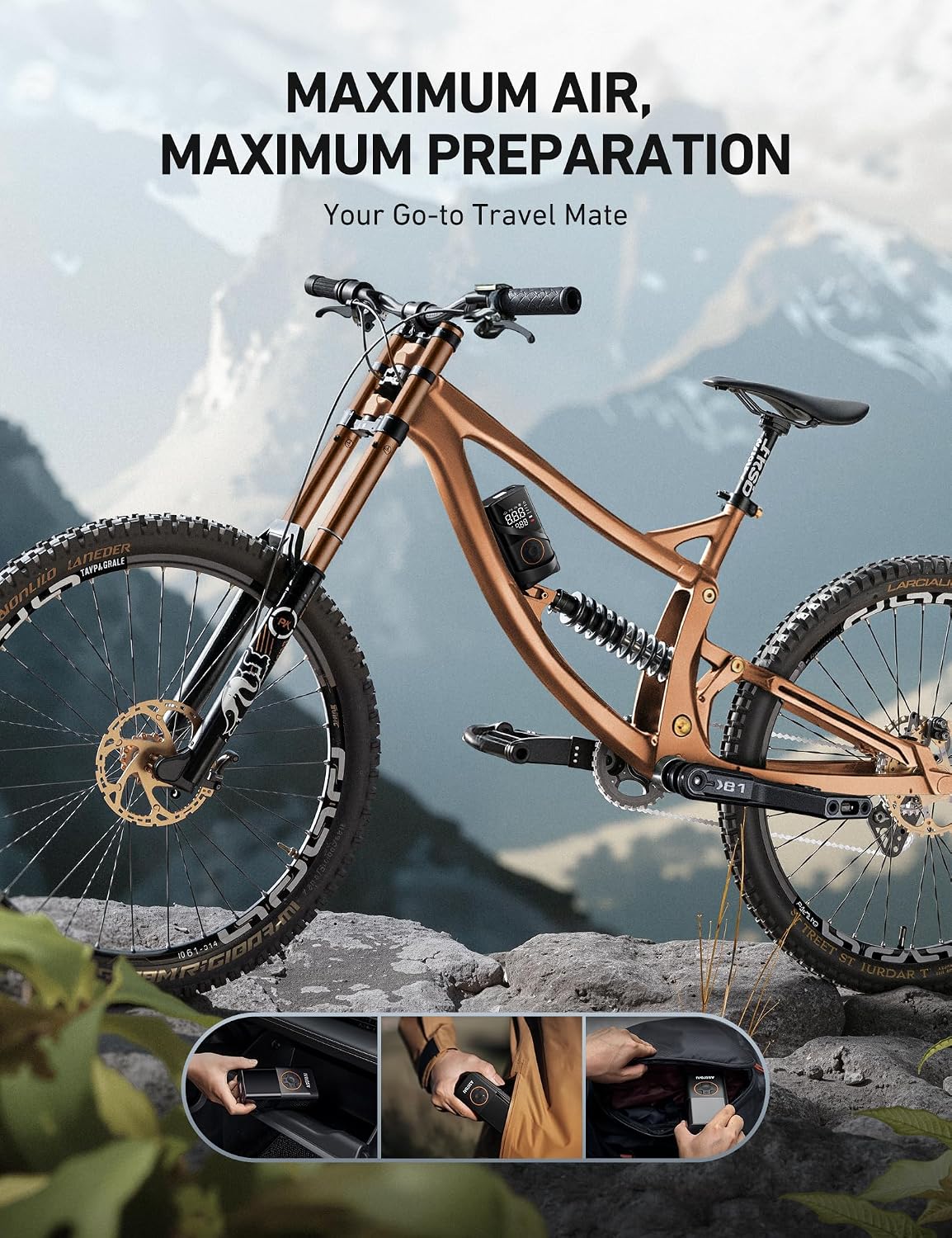 AstroAI Cordless Tire Pump