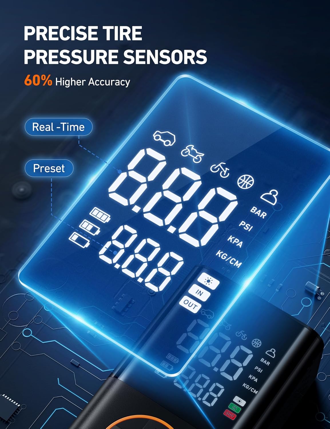 AstroAI Cordless Tire Pump