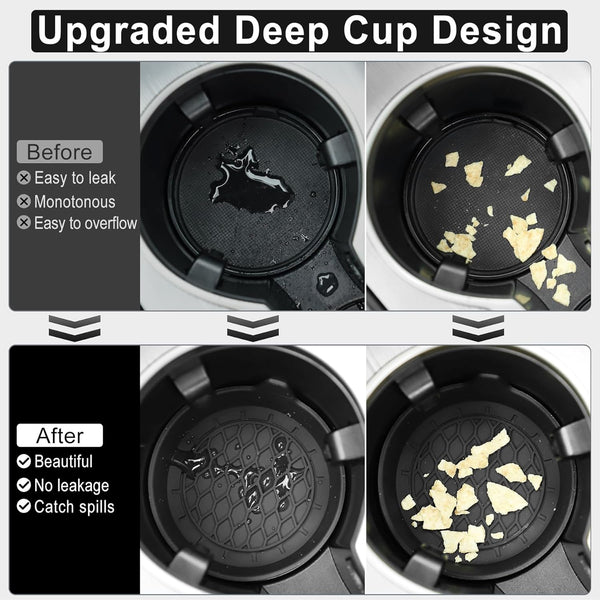 Sleek Car Cup Holder Coasters